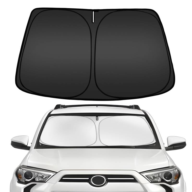 ARISMOTOR Windschutzscheiben-Sonnenschutz für Toyota 4Runner 2010–2024, passgenau, faltbar, Frontscheibe, Sonnenblende, blockiert UV-Strahlen, hält Ihr Auto kühler von ARISMOTOR