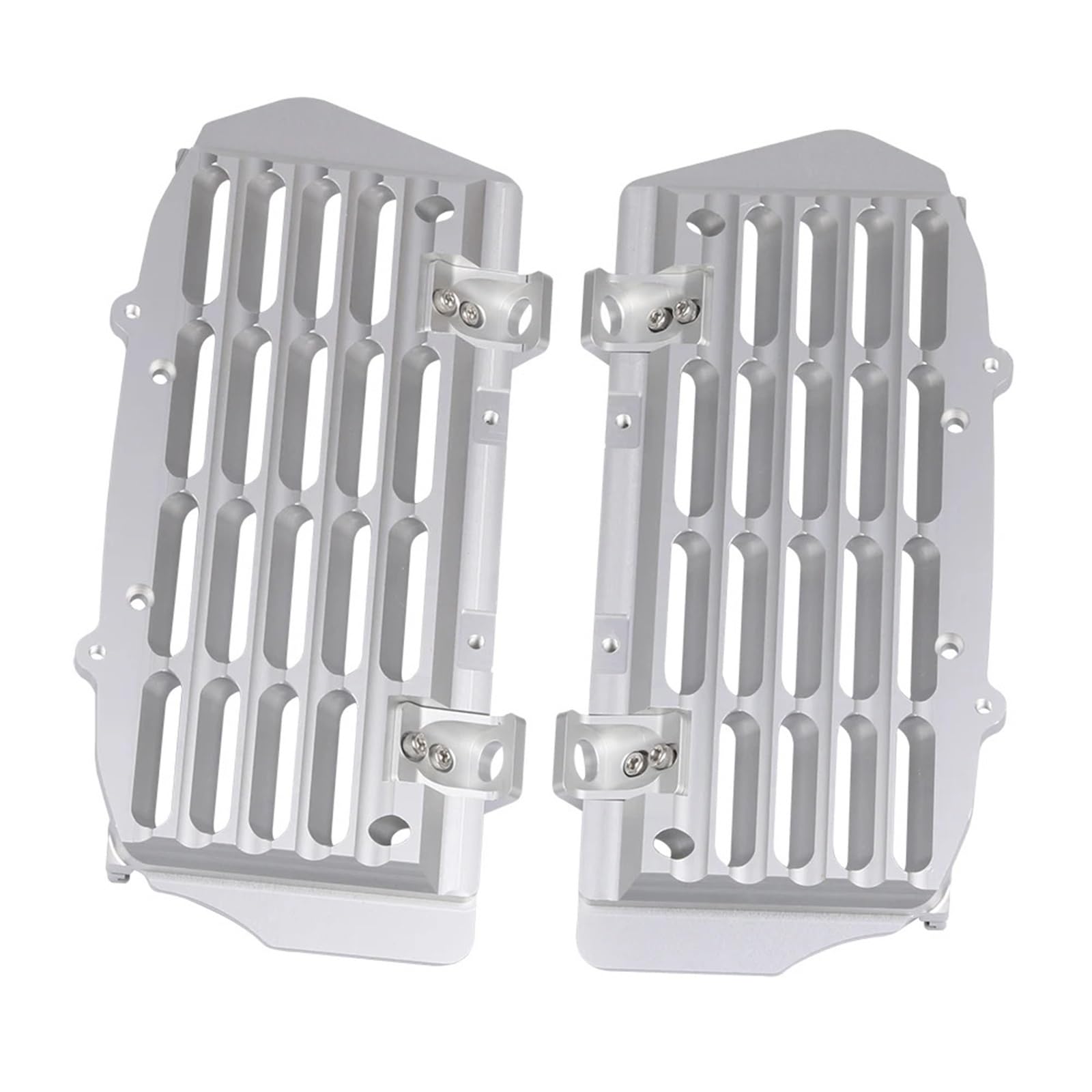 ARLEO For K//T//M 125cc-500cc XC/XCF/SX/SXF/XCW/XCFW/EXC/EXC-F/TPI/S/i/x D/a/y/s 2024 Motocross Zubehör Kühlergrill Schutz Protector(Silver) von ARLEO