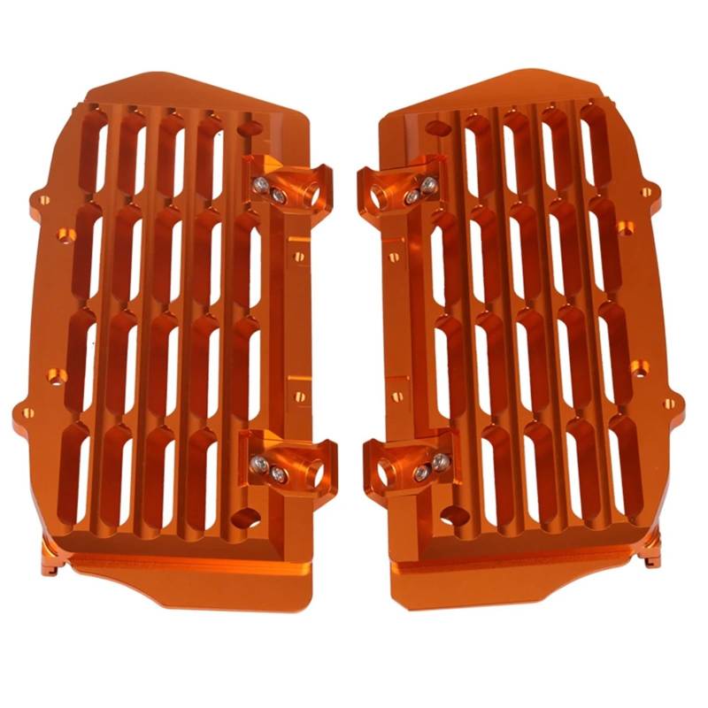 ARLEO Motorrad Kühler Schutz Grille Abdeckung for G/A/SG/A/S EC EX 300 350F 450F EC300 EX300 EX350F EX450F MC125 MC250F MC450F 2021-2024(Orange) von ARLEO