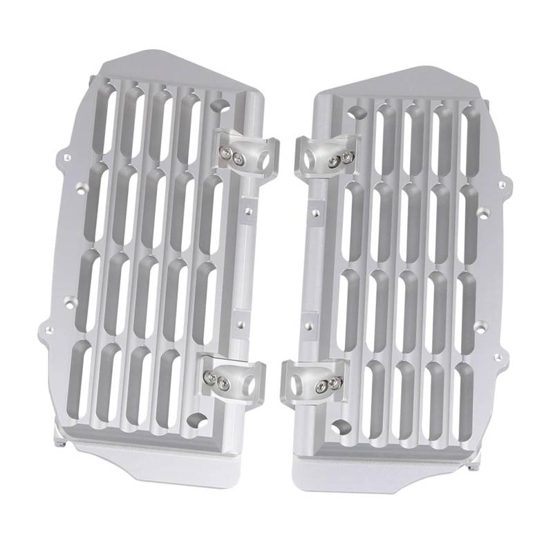 ARLEO Motorrad Kühler Schutz Grille Abdeckung for G/A/SG/A/S EC EX 300 350F 450F EC300 EX300 EX350F EX450F MC125 MC250F MC450F 2021-2024(Silver) von ARLEO