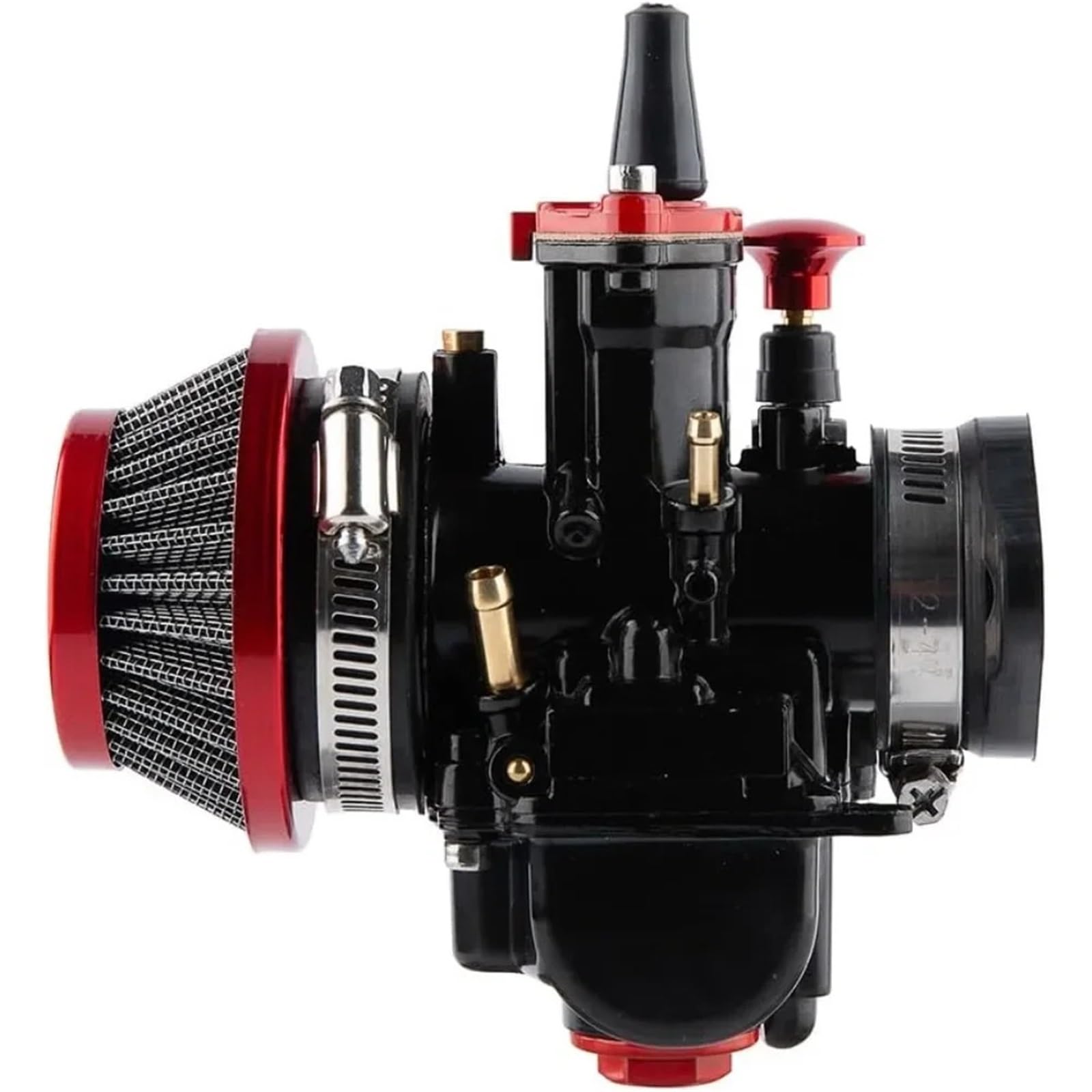 ARLEO P//W//K Vergaser 28mm Carb 75cc-125cc 2T 4T Motor Kits for Dirt Bike Motocross Moto Mit Luftfilter Ansaugkrümmer Carb Jets(P/W/K 28mm) von ARLEO