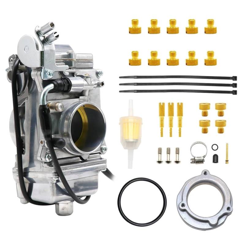 ARLEO Vergaser for M/i/k/u/n//i HSR48 HSR45 HSR42 Pumper Carb HSR Vergaser mit Düsen(HSR48) von ARLEO