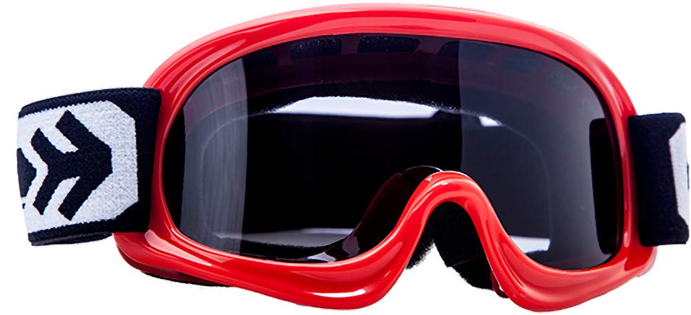 ARMOR HELMETS® AG-49 „Red“ · Kids Cross-Brille · Kinder Schutz-Brille MX Enduro Moto Sport Pocket-Bike Junior Goggles verspiegelt Kinder-Helm Cross-Helm Motorrad-Helm · BLACK SILVER CLEAR von ARMOR HELMETS