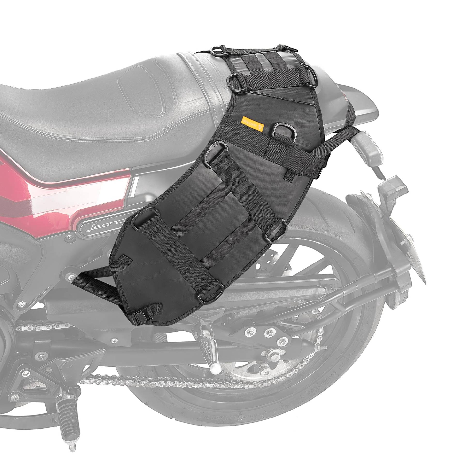 ARMOURAIN Motorrad Tankrucksack Erweiterung Montage Basis, Motorrad-Zubehör für Tankrucksack/Schwanz Tasche/Sitz Tasche/Sattel Tasche von ARMOURAIN