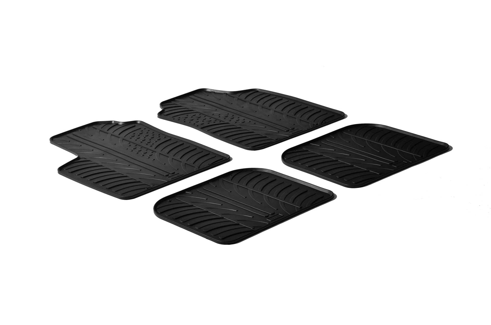 AROBA GL0132 Design Gummi Fußmatten kompatibel mit FIAT Panda BJ. 10.2003-02.2012 erhöhter Rand 4 TLG Farbe Schwarz Gummimatten Automatten passgenau AROBA GL0132 Design Gummi Fußmatten kompatibel mit FIAT Panda BJ. 10.2003-02.2012 erhöhter Rand 4 TLG Farbe Schwarz Gummimatten Automatten passgenau von AROBA