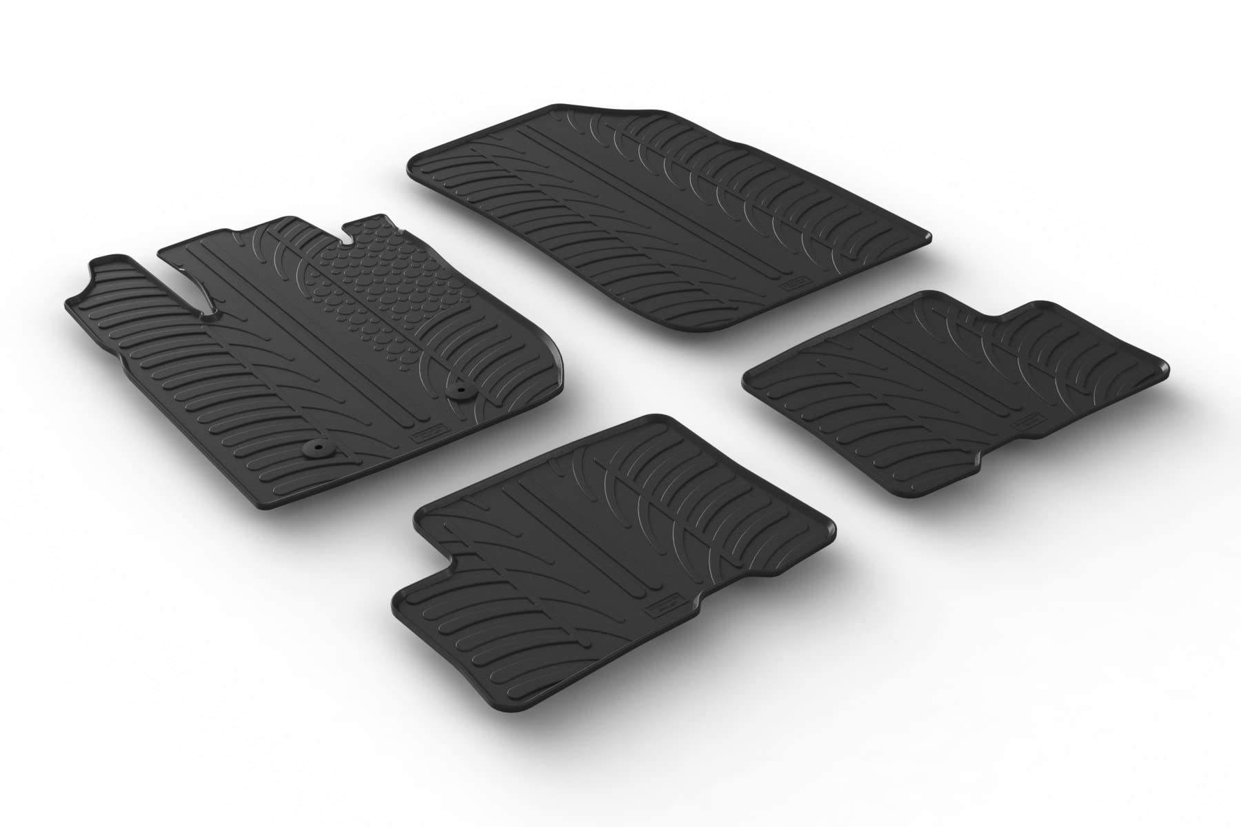 AROBA GL0179 Design Gummi Fußmatten kompatibel mit Dacia Duster ab BJ. 01.2018> erhöhter Rand 4 TLG Farbe Schwarz Gummimatten Automatten passgenau AROBA GL0179 Design Gummi Fußmatten kompatibel mit Dacia Duster ab BJ. 01.2018> erhöhter Rand 4 TLG Farbe Schwarz Gummimatten Automatten passgenau von AROBA