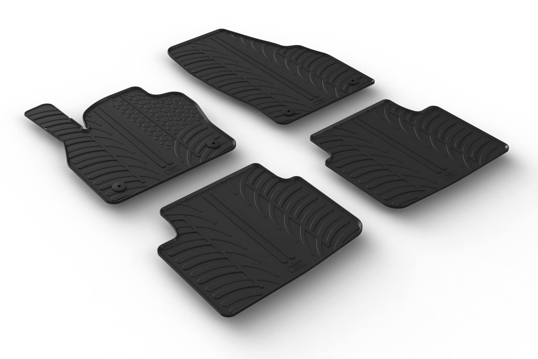 AROBA GL0478 Design Gummi Fußmatten kompatibel mit Skoda Kamiq ab BJ. 09.2019> erhöhter Rand 4 TLG Farbe Schwarz Gummimatten Automatten passgenau AROBA GL0478 Design Gummi Fußmatten kompatibel mit Skoda Kamiq ab BJ. 09.2019> erhöhter Rand 4 TLG Farbe Schwarz Gummimatten Automatten passgenau von AROBA