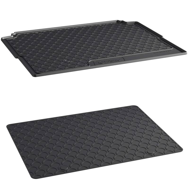 AROBA GL1412DB SET Design Kofferraumwanne & Zusatzmatte Doggy Mat kompatibel mit Opel Grandland X ab BJ. 10.2017> für variablen Ladeboden unten passgenau von AROBA