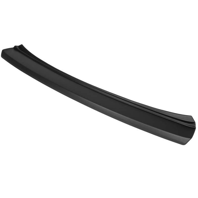 Aroba AR487 Ladekantenschutz kompatibel mit Volkswagen Sharan ab BJ. 9.2010-6.2020 Stoßstangenschutz passgenau mit Abkantung ABS Schwarz von AROBA
