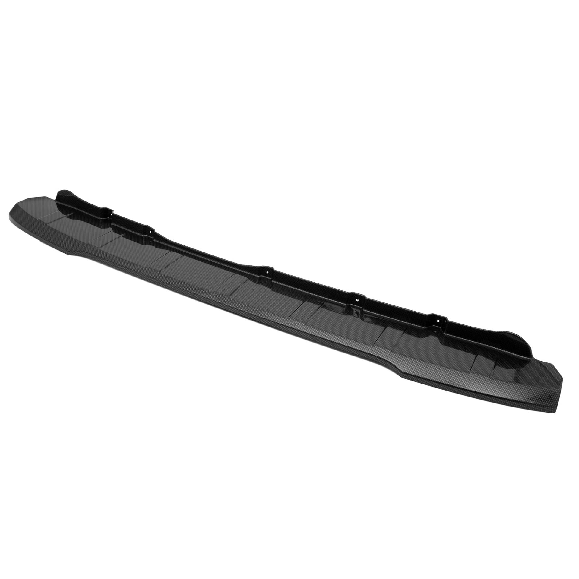 Aroba AR9743 Ladekantenschutz kompatibel mit Ford Tourneo Connect Transit Connect Grand Tourneo Connect ab BJ. 1.2014> Stoßstangenschutz passgenau mit Abkantung ABS Carbon Optik von AROBA