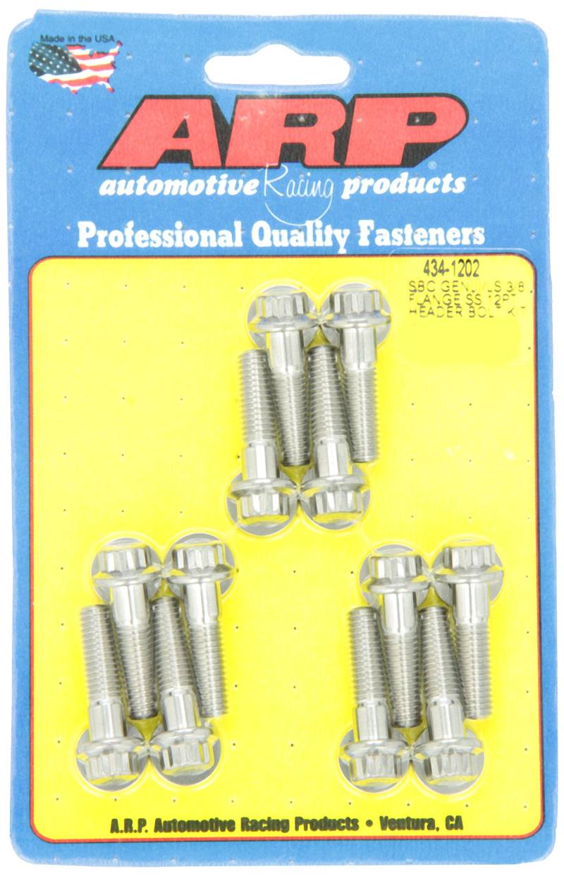 ARP 434-1202 Edelstahlkopfschrauben-Set. von ARP
