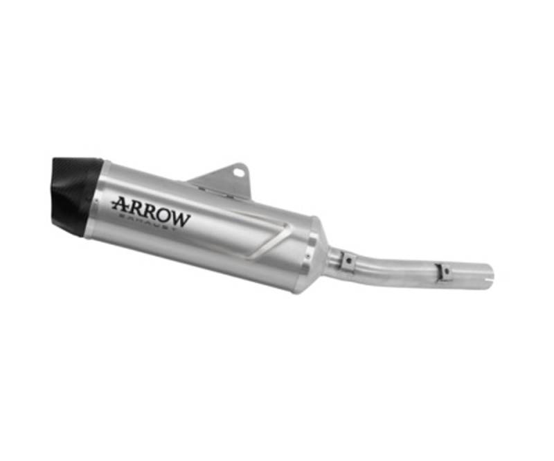 ARROW INDY-RACE EVO TITANIUM SILENCER WITH CARBY END CAP YAMAHA TÉNÉRÉ 700 '19/23 HOMOLOGATED TITANIUM INDY RACE EVO SILENCER CARBON ENDCAP von ARROW