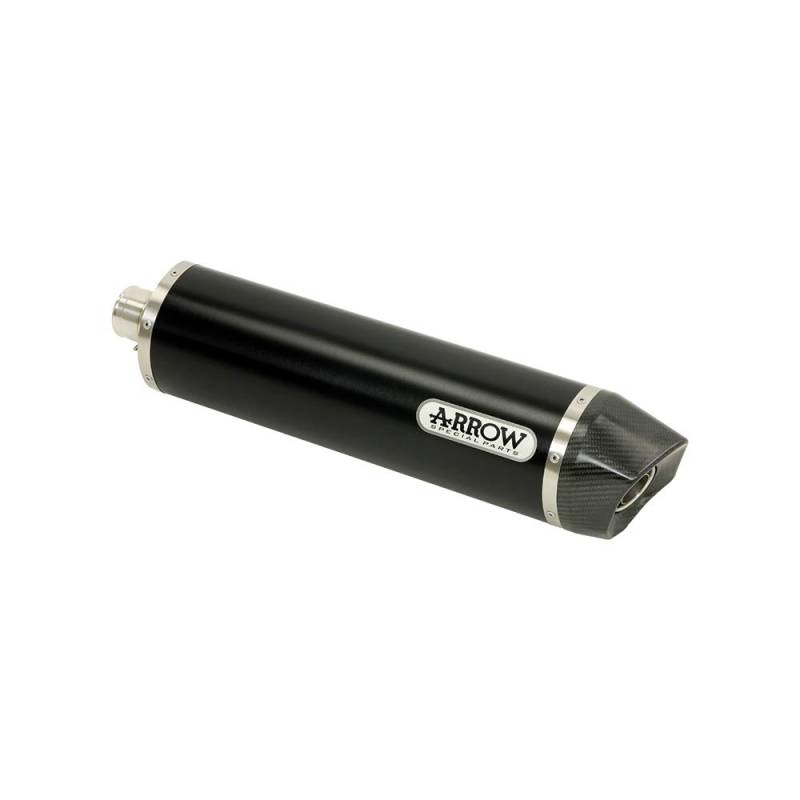 ARROW MAXI RACE-TECH ALUMINIUM DARK" SILENCER WITH CARBY END CAP" BMW R 1250R/RS '19/20 HOMOLOGATED ALUMINUM DARK MAXI RACE-TECH EXHAUST von Arrow