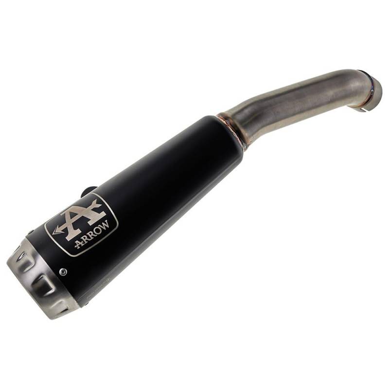 ARROW PRO-RACE NICHROM DARK" SILENCER" KTM DUKE 125/390 '21 HOMOLOGATED NICHROMDARK PRO-RACE SILENCER WITH WELDED LINK PIPE, Metall von Arrow