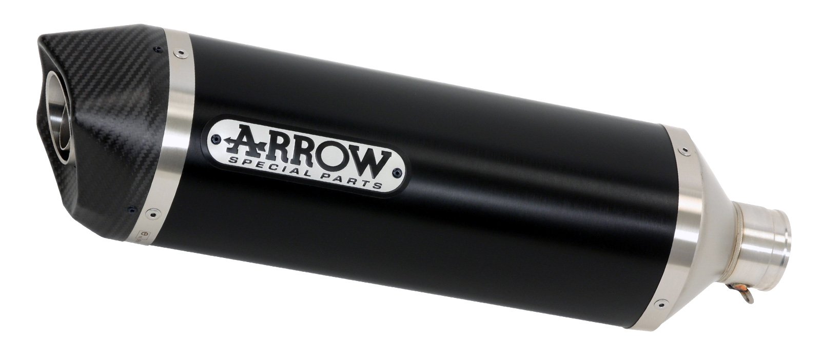 ARROW RACE-TECH ALUMINIUM DARK" SILENCER WITH CARBY END CAP - SHORT VERSION" HONDA X-ADV '17/19 HOMOLOGATED ALUMINIUMDARK RACE-TECH SILENCER WITH CARBON END CAP FOR ORIGINAL AND ARROW COLLECTOR ARROW RACE-TECH ALUMINIUM DARK" SILENCER WITH CARBY END CAP - SHORT VERSION" HONDA X-ADV '17/19 HOMOLOGATED ALUMINIUMDARK RACE-TECH SILENCER WITH CARBON END CAP FOR ORIGINAL AND ARROW COLLECTOR von Arrow