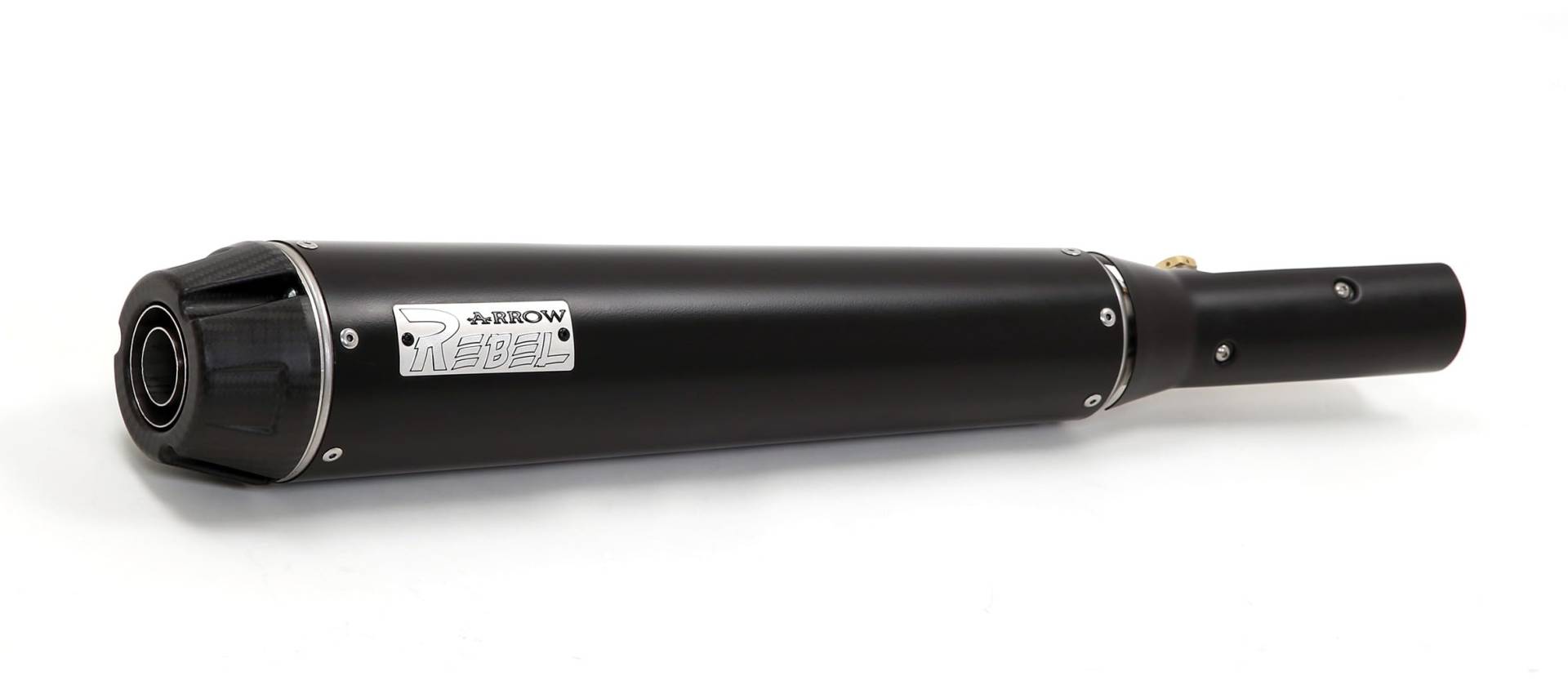 ARROW REBEL SILENCER WITH ALUMINIUM DARK" END CAP" BRIXTON CROSSFIRE 500 '21 HOMOLOGATED BLACK STAINLESS STEEL REBEL SILENCER WITH ALUMINUM DARK ENDCAP, Metall ARROW REBEL SILENCER WITH ALUMINIUM DARK" END CAP" BRIXTON CROSSFIRE 500 '21 HOMOLOGATED BLACK STAINLESS STEEL REBEL SILENCER WITH ALUMINUM DARK ENDCAP, Metall von ARROW