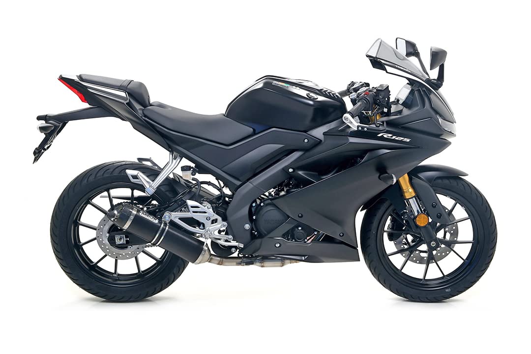 ARROW STREET THUNDER ALUMINIUM DARK" SILENCER WITH CARBY END CAP" YAMAHA YZF-R125 2019 HOMOLOGATED ALUMINIUM DARK THUNDER SILENCER WITH CARBON END CAP WITH WELDED LINK PIPE ARROW STREET THUNDER ALUMINIUM DARK" SILENCER WITH CARBY END CAP" YAMAHA YZF-R125 2019 HOMOLOGATED ALUMINIUM DARK THUNDER SILENCER WITH CARBON END CAP WITH WELDED LINK PIPE von Arrow