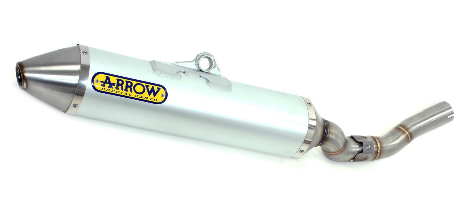 ARROW THUNDER ALUMINIUM DARK" SILENCER" APRILIA RX/SX 125 '21/22 HOMOLOGATED ALUMINUM DARK THUNDER SILENCER WITH WELDED LINK PIPE, Metall ARROW THUNDER ALUMINIUM DARK" SILENCER" APRILIA RX/SX 125 '21/22 HOMOLOGATED ALUMINUM DARK THUNDER SILENCER WITH WELDED LINK PIPE, Metall von Arrow