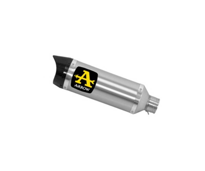ARROW THUNDER ALUMINIUM SILENCER WITH CARBY END CAP YAMAHA MT-07 '21 HOMOLOGATED ALUMINUM SILENCER WITH CARBON ENDCAP von ARROW