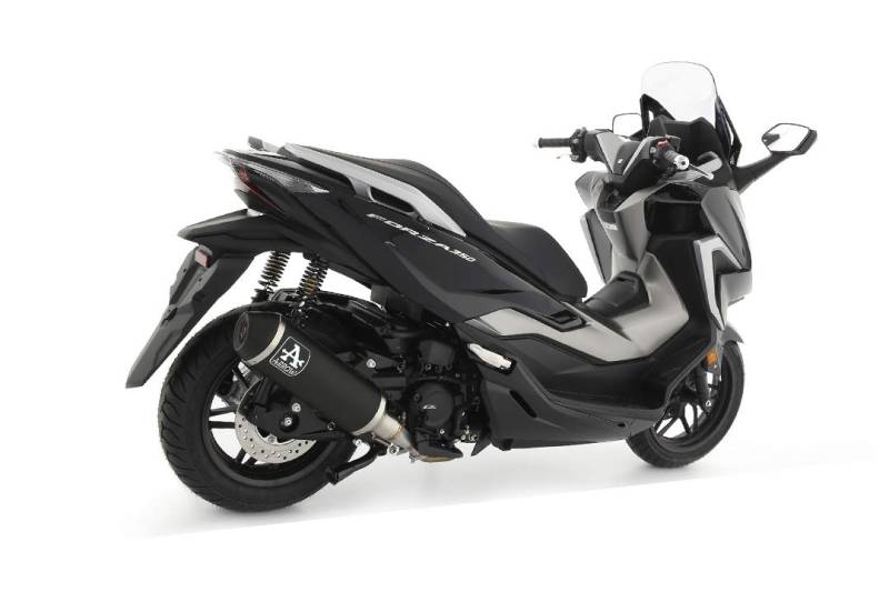 ARROW URBAN ALUMINIUM DARK" SILENCER WITH "DARK" END CAP" HONDA FORZA/SH 350 '21 HOMOLOGATED ALUMINUM DARK URBAN SILENCER von Arrow