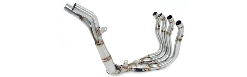 YAMAHA MT-07 '21 HOMOLOGATED CATALYZED STAINLESS STEEL COLLECTOR, Metall von Arrow