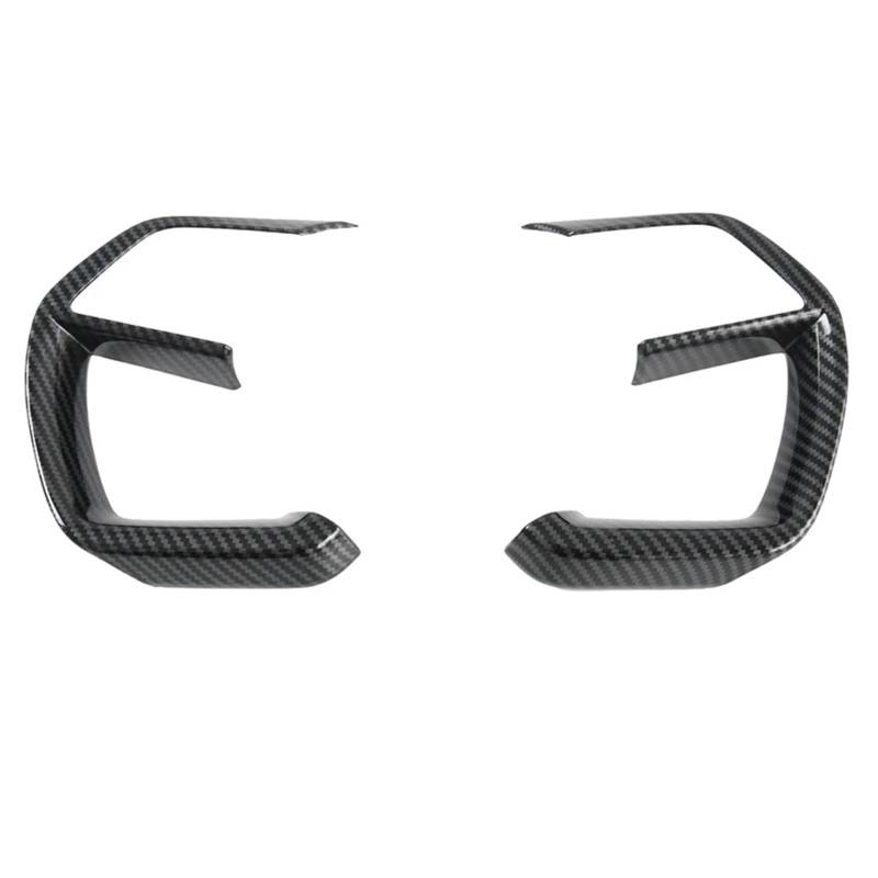 ARRPO 1 Paar Auto-Lenkradknopf-Zierabdeckung, for Hyundai, for Tucson L Nx4 2021–2023, Lenkungs-Dekorationsrahmen-Aufkleber Lenkradbezüge für Autos von ARRPO