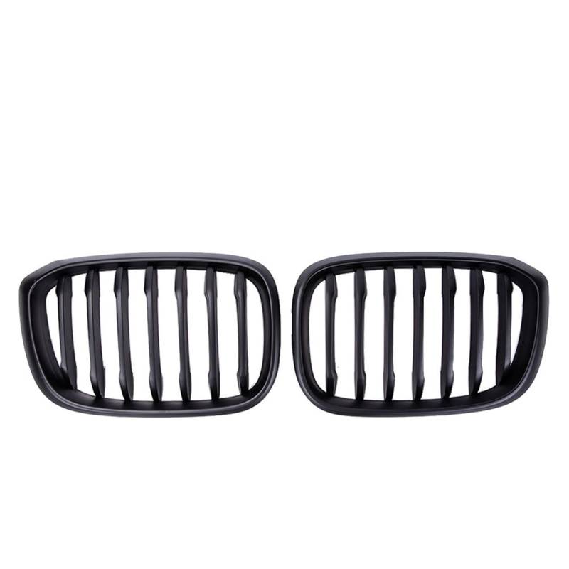 ARRPO Frontgrills 1 Paar Frontgrill 1 Lamelle ， for BMW ， for G01 G02 G08 X3 X4 2018-2021 Auto-Styling Hochglanz Mattschwarz Renngrills(Matte Black) von ARRPO