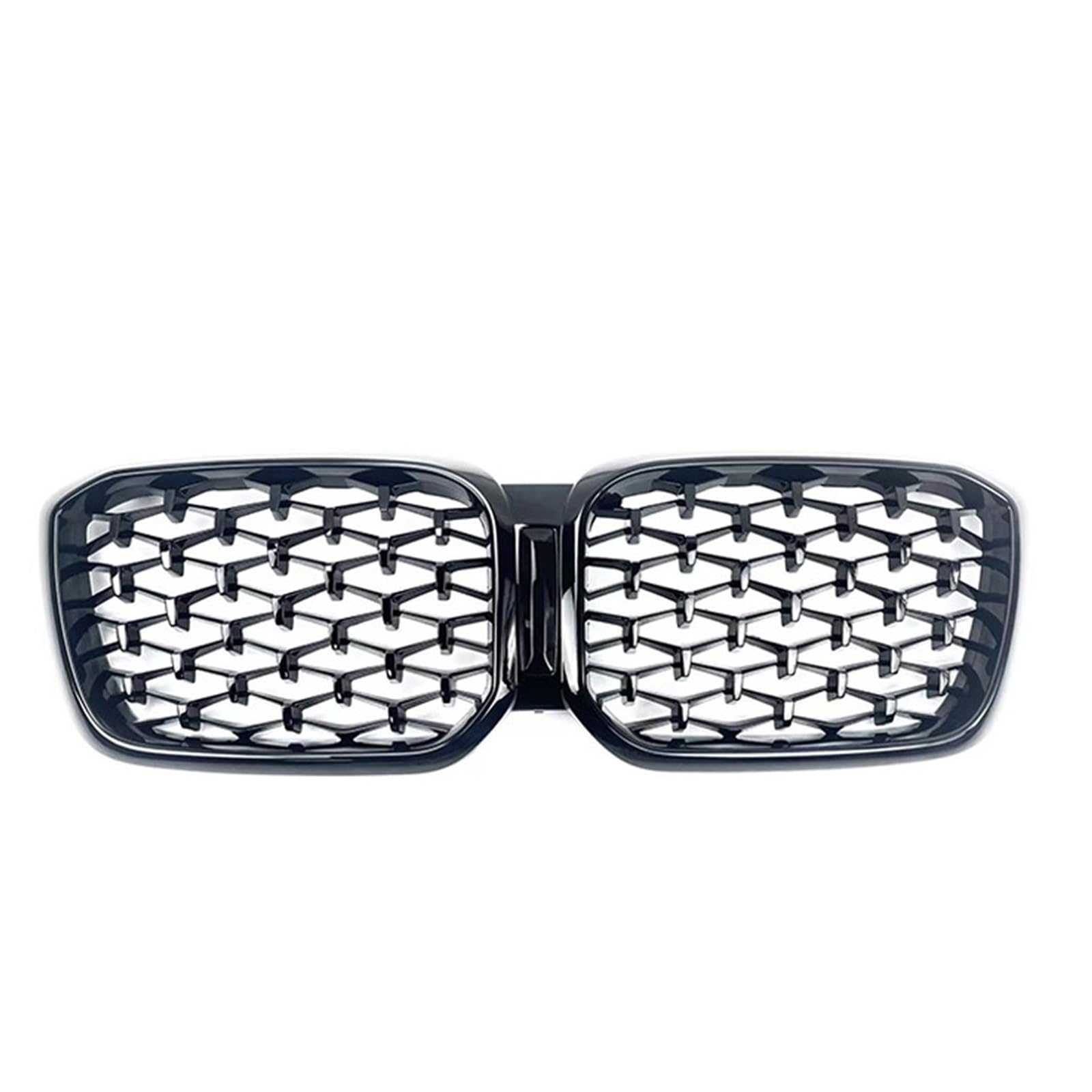 ARRPO Frontgrills 2 STÜCKE Auto Frontstoßstange Diamantgrill Meteor Style ， for BMW ， for X3 X4 G01 G02 2022 2023 ABS Chrom Mesh Grille Ersatzteil(None Hole) von ARRPO