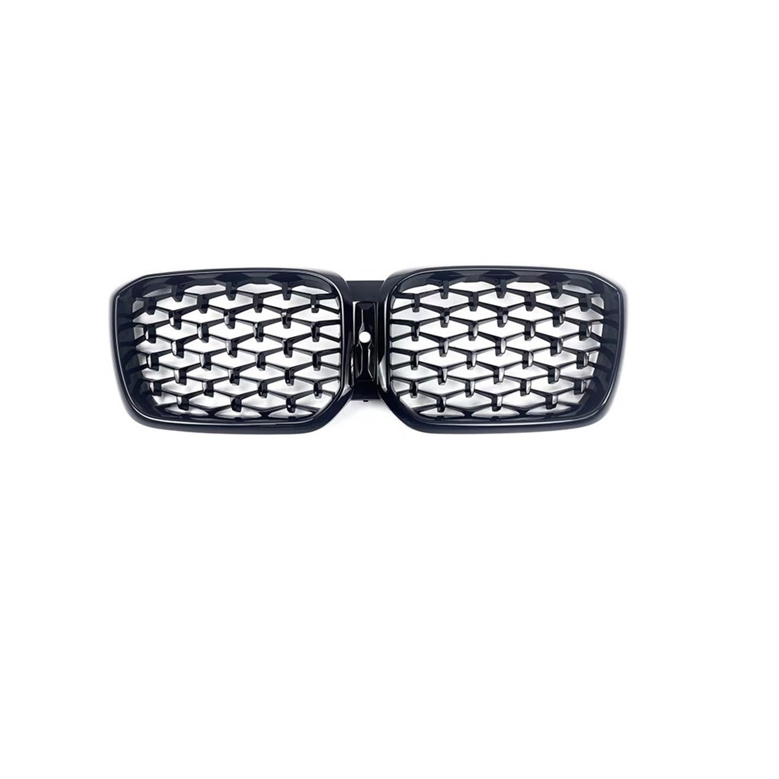 ARRPO Frontgrills 2 STÜCKE Auto Frontstoßstange Diamantgrill Meteor Style ， for BMW ， for X3 X4 G01 G02 2022 2023 ABS Chrom Mesh Grille Ersatzteil(with Hole) von ARRPO
