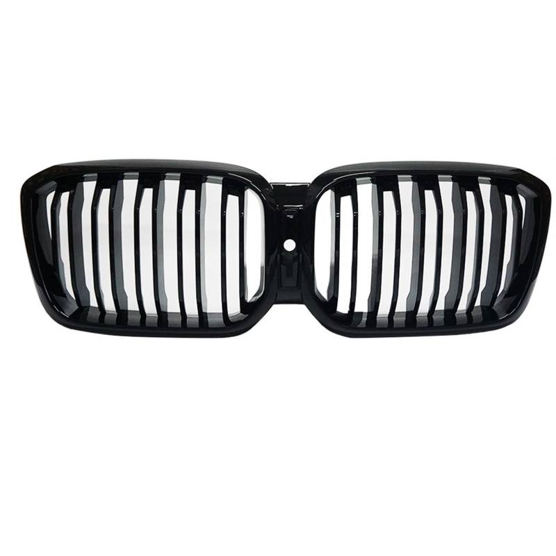 ARRPO Frontgrills ABS-Frontstoßstangengrill One Line ， for BMW ， for X3 X4 G01 G02 LCI 2022 Car Styling Gloss Black Racing Grills(with Hole) von ARRPO