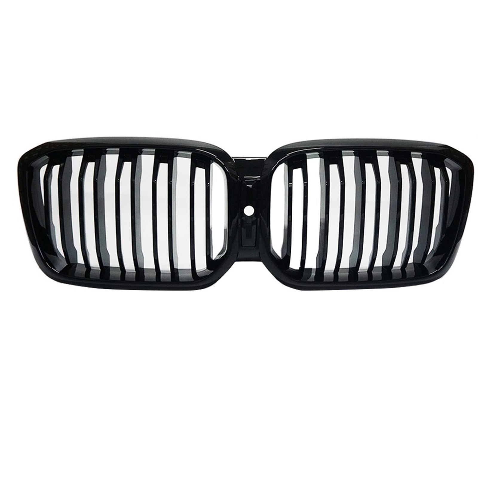 ARRPO Frontgrills Auto-Frontstoßstangen-Renngrill ， for BMW ， for X3 G01 X4 G02 2022+ Doppellamellen Doppellinie Glanzschwarzer Kühlergrill Auto-Ersatzteil(with Hole) von ARRPO