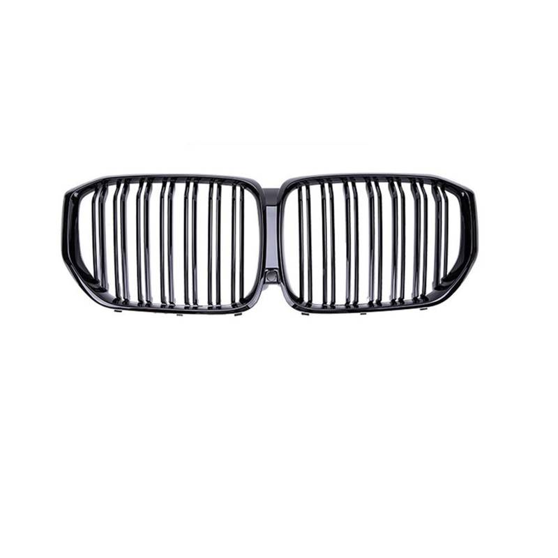 ARRPO Frontgrills Auto-Frontstoßstangengrill, Mittelgrill, for BMW, for X5-Serie G05 2018-2020, ABS-Kunststoff, Auto-Center-Doppellamellengrill(Gloss Black) von ARRPO