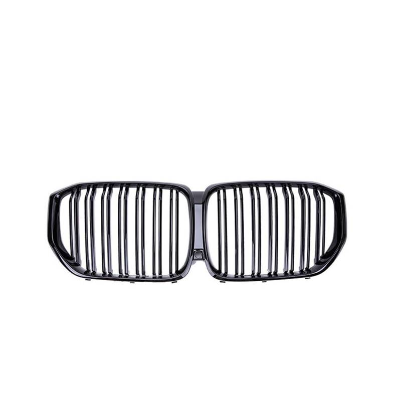 ARRPO Frontgrills Auto-Frontstoßstangengrill, glänzend Schwarze Innengrills, for BMW, for X5-Serie G05 2018 2019 2020 2021 2022, ABS, 2-Lamellen-Zubehör(Gloss Black) von ARRPO