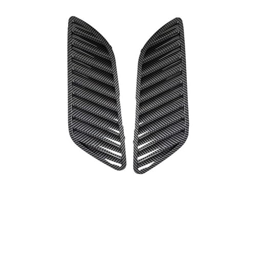 ARRPO Frontgrills Auto-Kühlergrill-Haubenabdeckung in Carbonfaser-Optik, Motorhaubengrill, Luftauslass-Entlüftungsabdeckung, for BMW, for E90 E91 E92 F30 E46 DTM-Stil(Carbon Fiber Look) von ARRPO