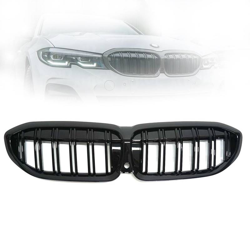 ARRPO Frontgrills EIN Paar Car-Styling-Frontstoßstangengrill aus ABS-Kunststoff ， for BMW ， for 3er G20 G21 G28 2019-2021 Mittelgrill Autozubehör von ARRPO