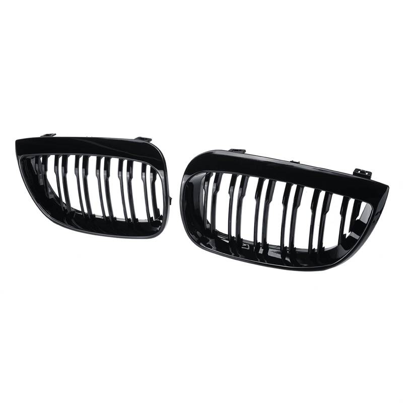 ARRPO Frontgrills Paar Auto-Frontgrills, for BMW, for E81 E87 2004-2007 M Sport Vor-Facelift-Renngrills Grills Auto-ABS-Grillzubehör 51137128613 51137128614 von ARRPO