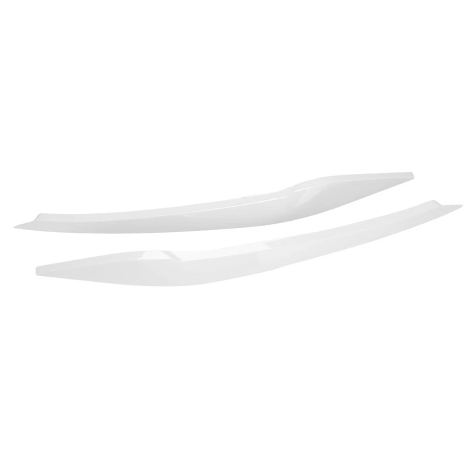 Auto-Augenbrauenaufkleber Aufkleber for die Augenbrauen der vorderen Scheinwerferlider, for Polo 2019 2020 2021(White) von ARRPO