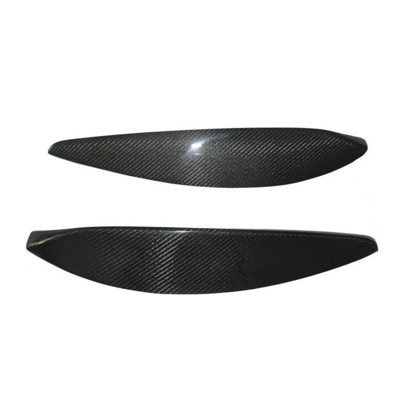 Auto-Augenbrauenaufkleber Augenlider Scheinwerfergehäuse Kohlefaser-Pads Zilien Augenbrauenabdeckungen, for Vauxhall, for Opel, for Astra H 2005-2010 Auto-Styling von ARRPO