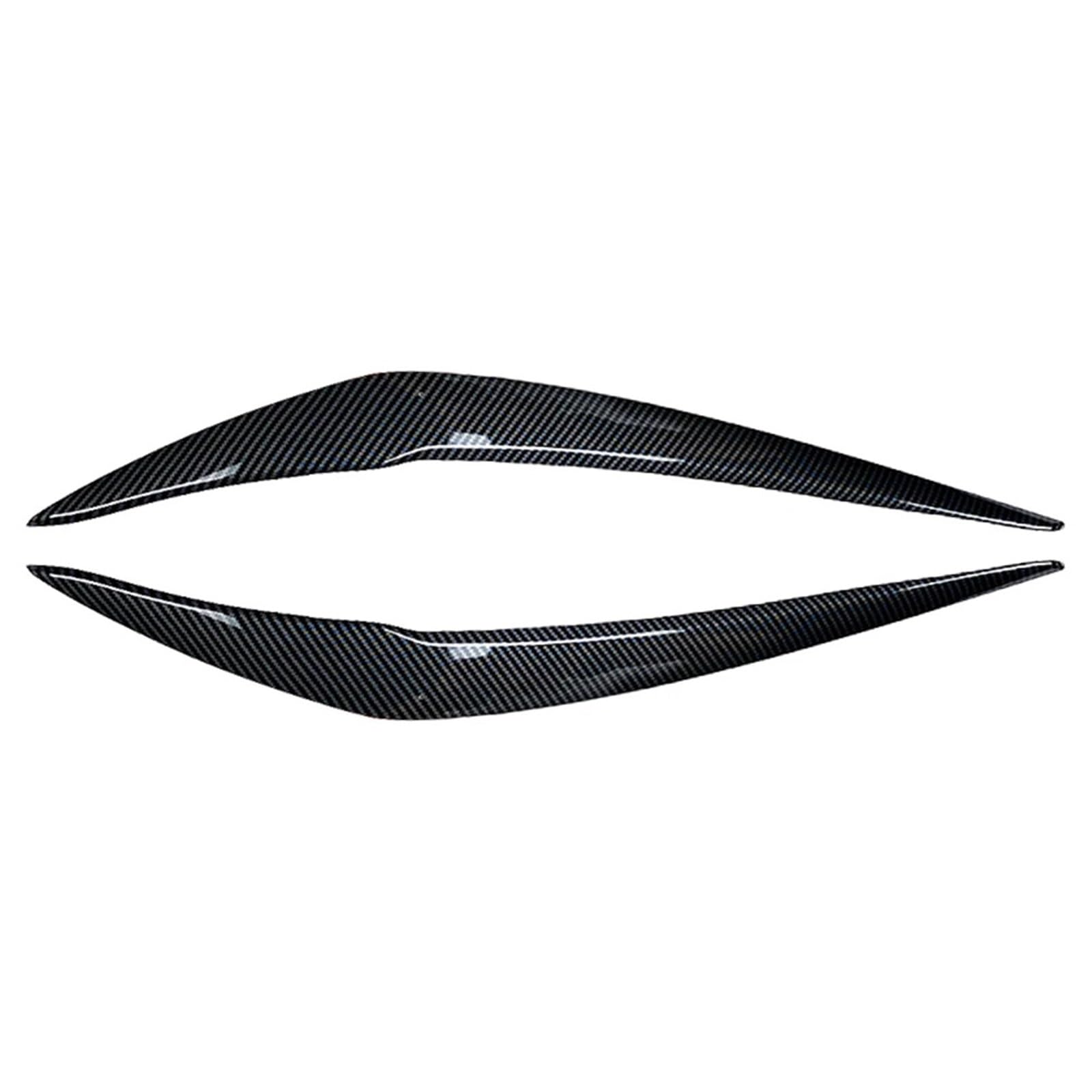Auto-Augenbrauenaufkleber Auto-Frontscheinwerfer-Augenbrauen-Augenlidabdeckung, for BMW, for 1er F20 Spät 118i 120i 2015-2019(Carbon Fiber) von ARRPO