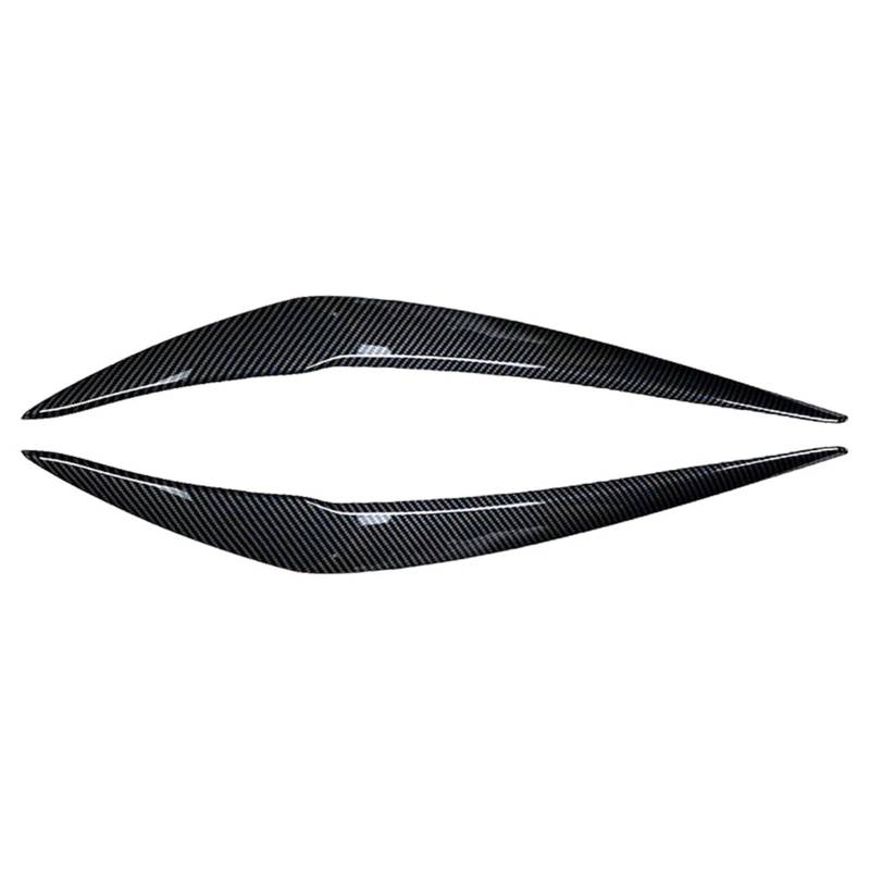 Auto-Augenbrauenaufkleber Auto-Frontscheinwerfer-Augenbrauen-Augenlidabdeckung, for BMW, for 1er F20 Spät 118i 120i 2015-2019(Carbon Fiber) von ARRPO