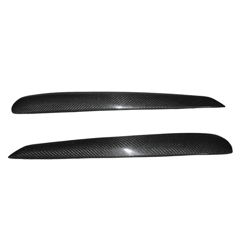 Auto-Augenbrauenaufkleber Auto Kohlefaser Scheinwerfer Augenbrauen Augenlider Abdeckung Wimpern Scheinwerfer Aufkleber, for VW, for Golf 6 GTI MK6 2008-2012 von ARRPO