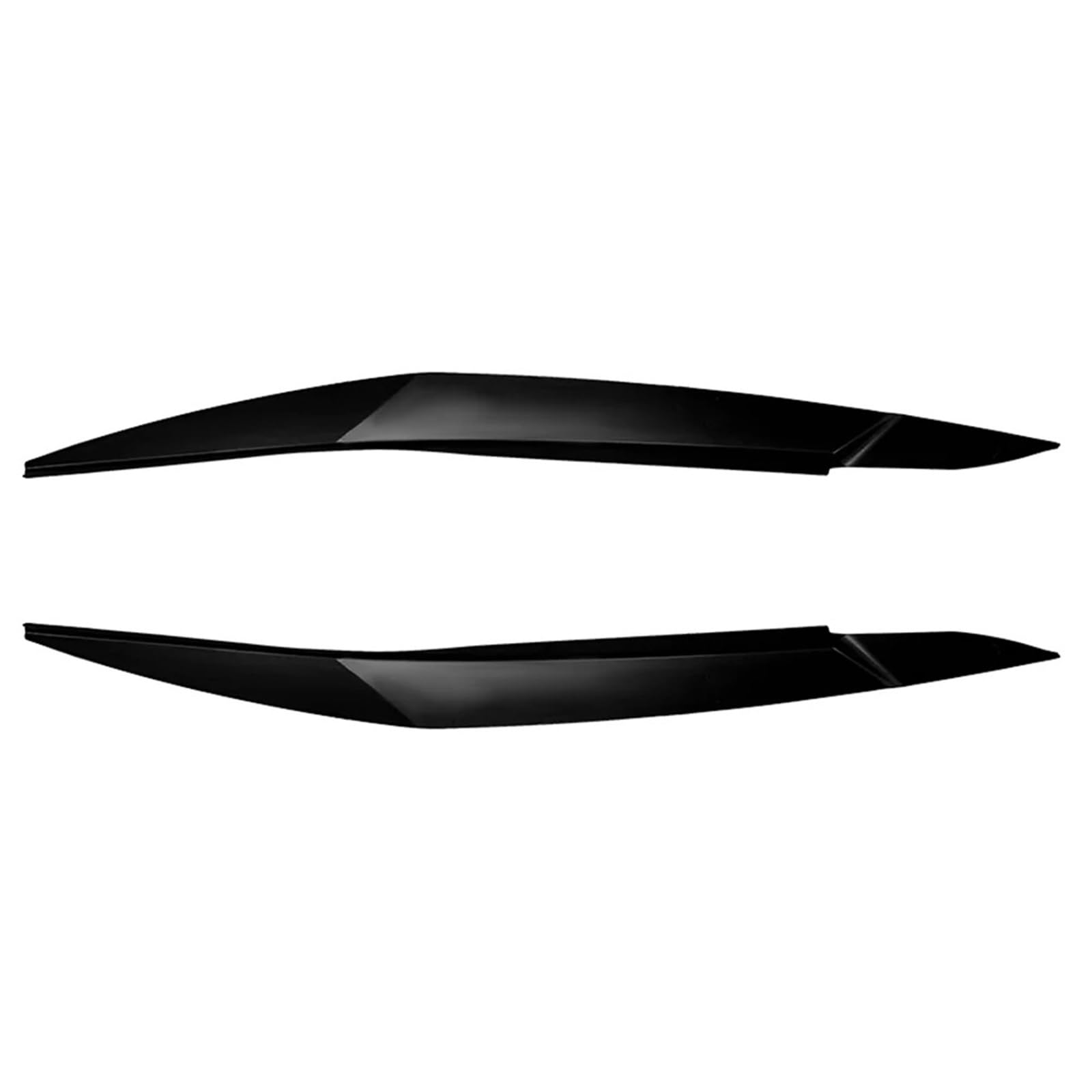 Auto-Augenbrauenaufkleber Auto Scheinwerfer Augenbrauen Augenlider Deckel Abdeckung Trim, for BMW, for X6 E71 E72 X6M X5M E70(Glossy Black) von ARRPO