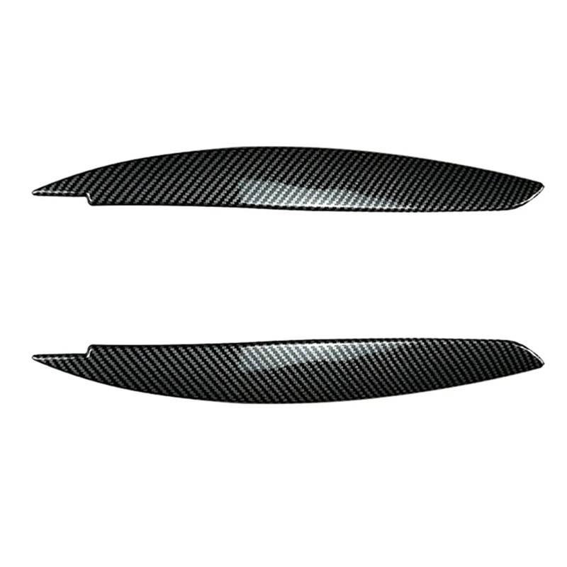 Auto-Augenbrauenaufkleber Autoscheinwerfer-Augenbraue, for BMW, for 1er E81 E82 E87 E88 2008-2013 Auto-Augenlider(Carbon Fiber Pattern) von ARRPO