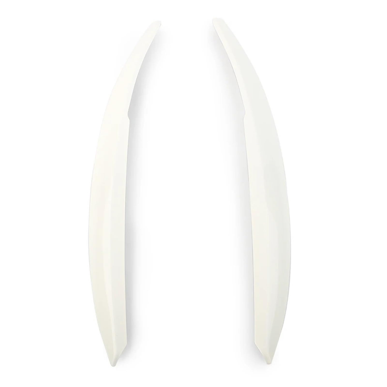 Auto-Augenbrauenaufkleber Autoscheinwerferlampe Augenbrauen-Augenlid-Zierabdeckung, for VW, for Polo Mk5 6R 6C 2010-2017(White) von ARRPO
