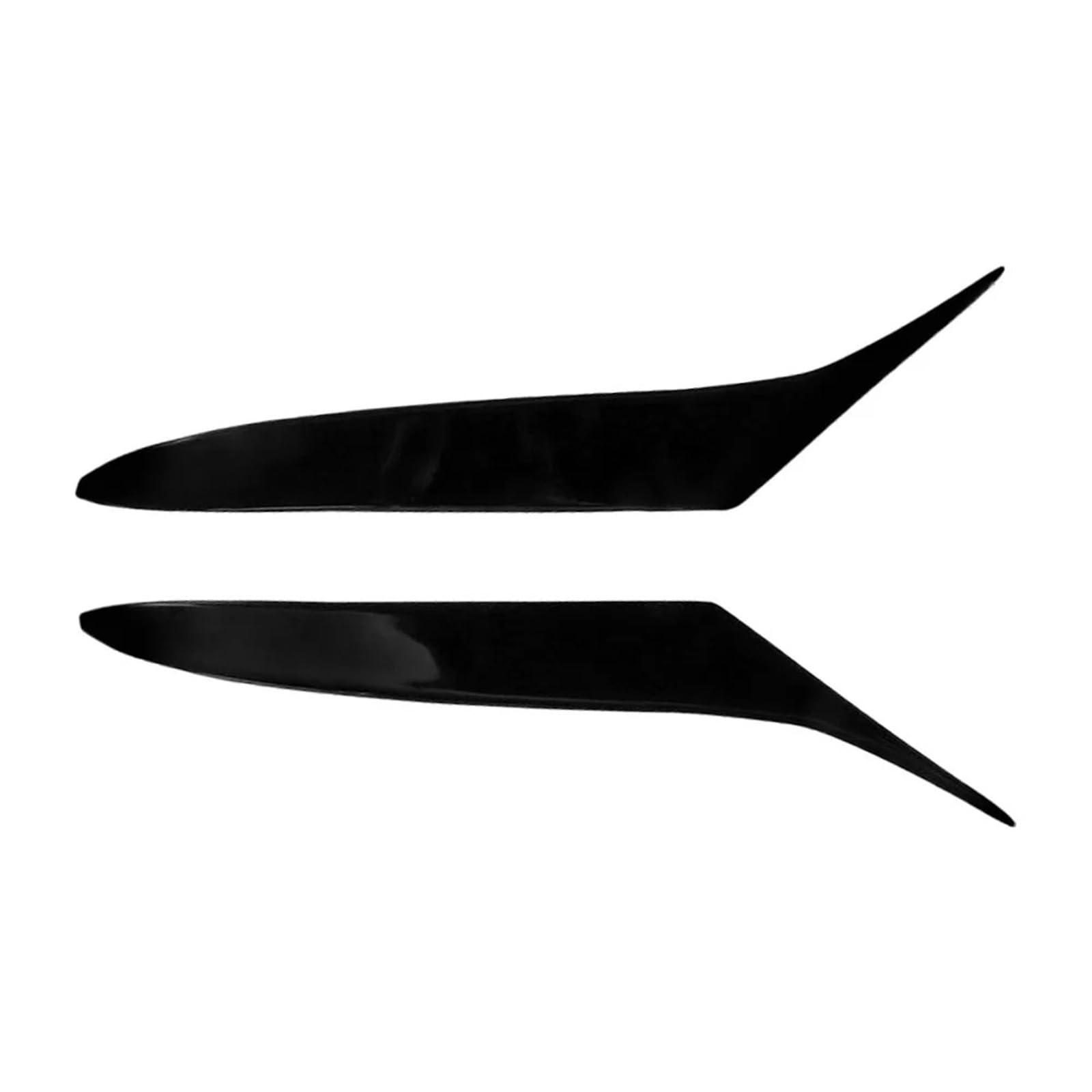 Auto-Augenbrauenaufkleber Frontscheinwerfer-Augenlid-Augenbrauenabdeckungsverkleidung for Mazda for RX8 Coupe 2004-2008(Black) von ARRPO