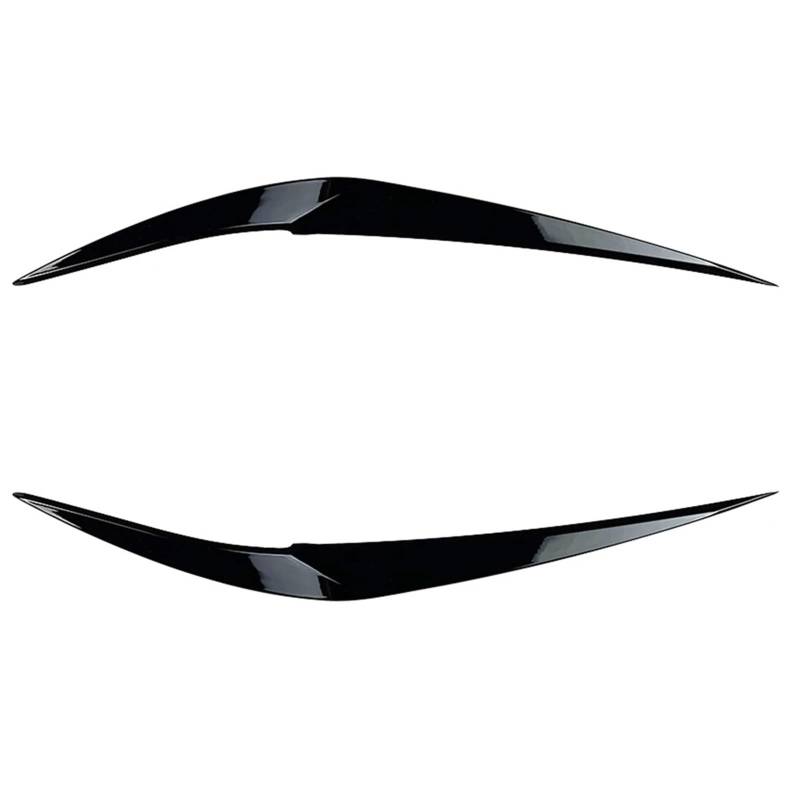 Auto-Augenbrauenaufkleber Frontscheinwerferabdeckung Scheinwerferlampe Augenlid Augenbrauenverkleidung ABS, for BMW, for X1 F48 Xdrive 2015-2021 von ARRPO