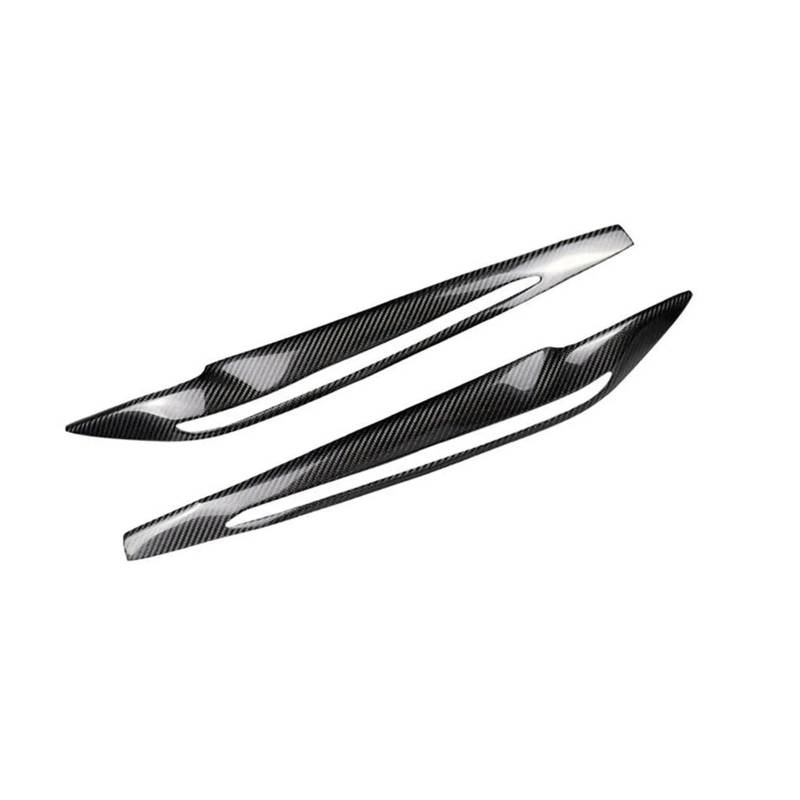Auto-Augenbrauenaufkleber Kohlefaser-Autoscheinwerfer-Augenlider-Augenbrauenabdeckung, for BMW, for F15 X5 F85 X5M X6 von ARRPO