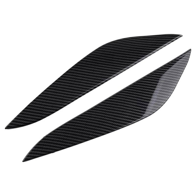 Auto-Augenbrauenaufkleber Leichte Augenbraue, for Tesla, for Modell 3 Zubehör Autoscheinwerfer Augenbraue Modell 3 Kohlefaser ABS Dekorativ von ARRPO