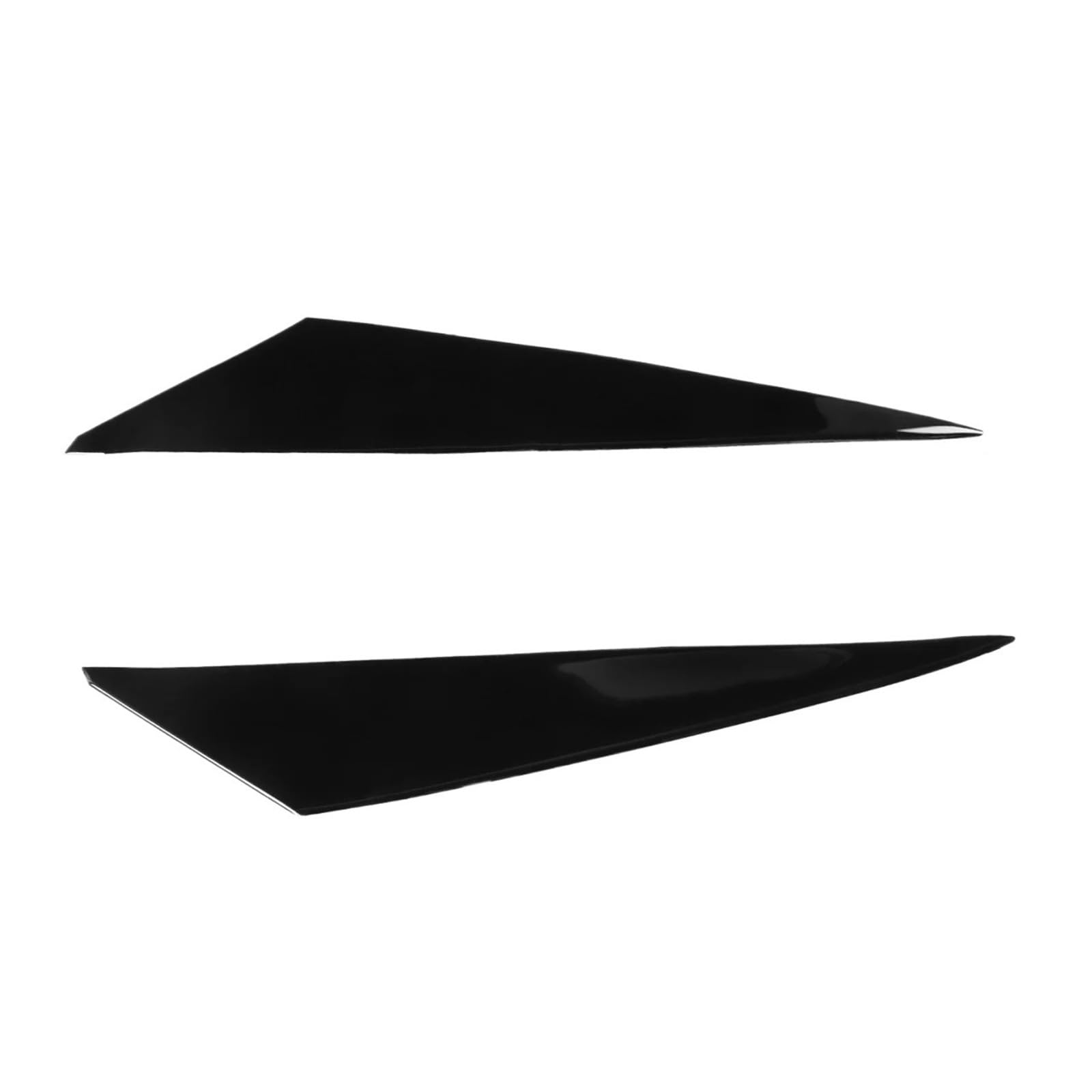 Auto-Augenbrauenaufkleber Piano Black Auto Frontscheinwerfer Augenlid Augenbrauen Abdeckung Zieraufkleber, for BMW, for X1 E84 2009-2014 von ARRPO