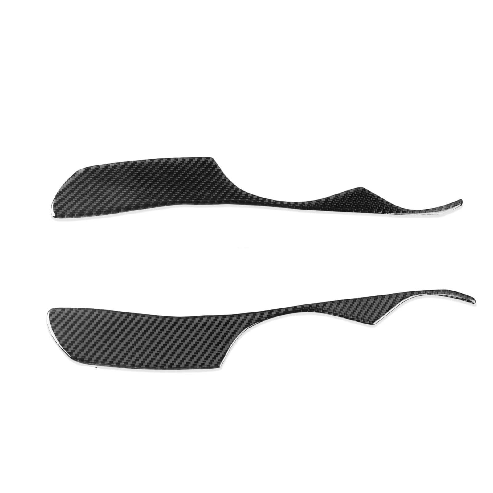 Auto-Augenbrauenaufkleber Piano Black Auto Frontscheinwerfer Augenlid Augenbrauen Abdeckung Zieraufkleber, for Lexus, for IS300 IS200 RS200 Altezza 1998-2005(Carbon Fiber) von ARRPO